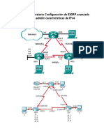 Práctica de Laboratorio Configuración de EIGRP Avanzado para Admitir Características de IPv4