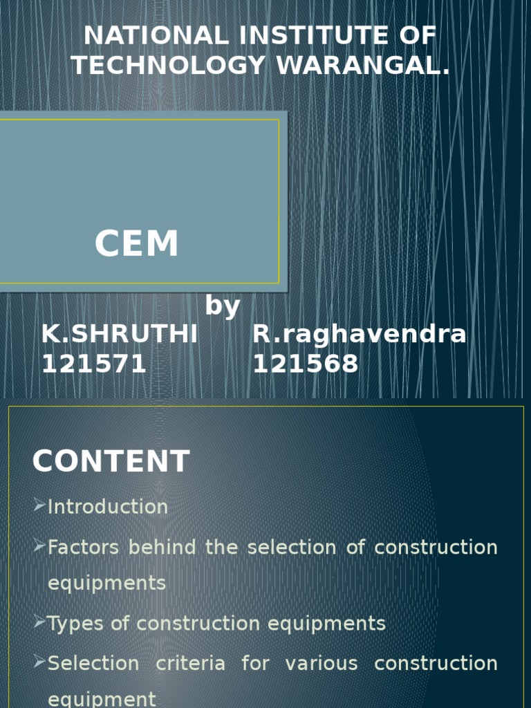 Construction Equipment Management PDF Depreciation Crane (Machine)