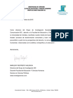 Carta Para Compromiso Con Proyecto-unicordoba