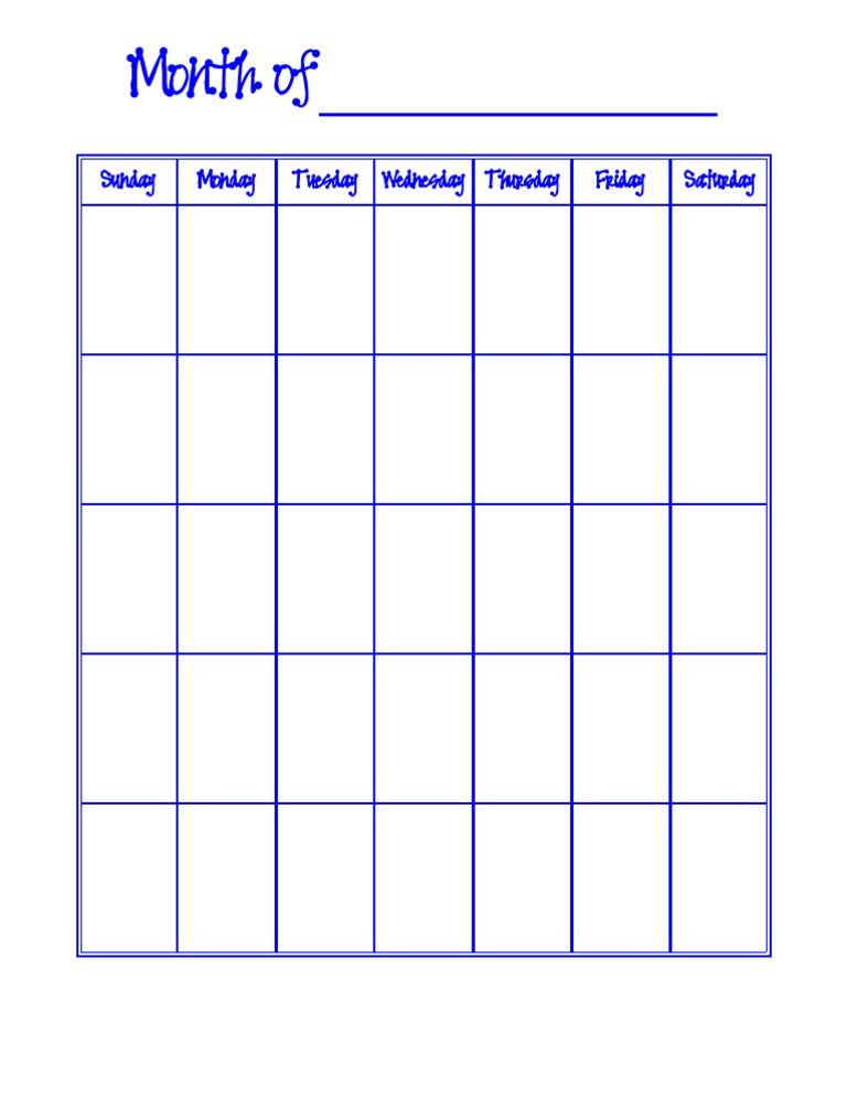 Calendar Month 2 | PDF