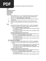 Basic Informative Speech Outline Format Inf 2