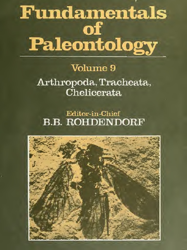 Fundamentals of Paleontology 1991 Arthropods Nature