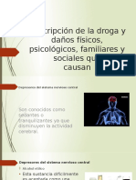 Descripción de La Droga y Daños Físicos, Psicológicos, Familiares y Sociales Que Causan