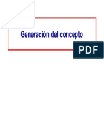 Generacion Del Concepto