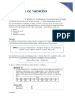 Medidas Dispersion