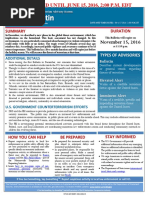 National Terrorism Advisory System Bulletin