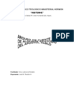 Transcripcion INSITUTO BIBLICO TEOLOGICO MINISTERIAL HERMON