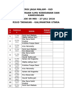 Absensi Jaga Malam