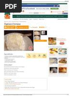 Receita de Tapioca Cremosa - Cyber Cook Receitas