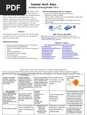 g5-6 math menu 2016