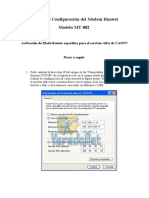 Proceso de Configuracion Del Modem CANTV PDF