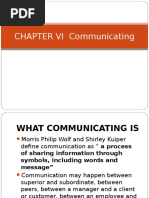 Chapter 6 Communicating