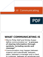 Chapter 6 Communicating