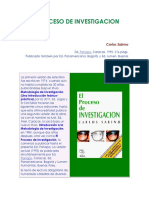 Proceso - Investigacion Sabino PDF