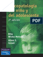 Psicopatología Del Niño y Del Adolescente - Rita Wicks-Nelson y Allen Israel