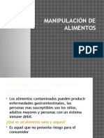 Manipulación de Alimentos