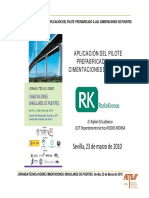 Aplicacion Del Pilote Prefabricado A Las Cimentaciones de Puentes PDF