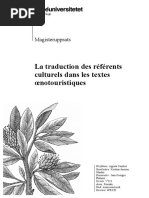 Download La Traduction Des Rfrents Culturels Dans Les Textes notouristiques by Idir Mazigh SN315837933 doc pdf