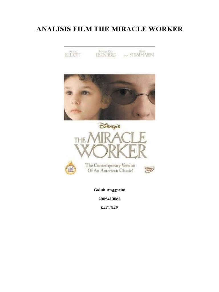 Analisis Psikologis Film The Miracle Worker | PDF | Pengembangan Diri