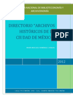 Directorio de Los Archivos de La Ciudad de México
