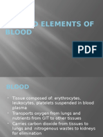 Formed Elements of Blood