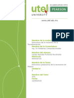 Tarea 3 - Estructura Productiva de La Economia en Mexico