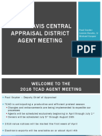 Agent Meeting TCAD 2016