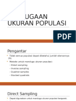 PENDUGAAN UKURAN POPULASI