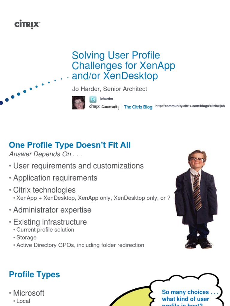 Solving User Profile Challenges - XenApp and XenDesktop | PDF | Remote ...