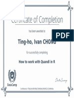 Certificate - How To Work With Quandl in R