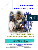 Motorcycle Small Engine Servicing NCII TR