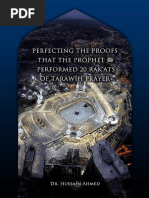 Perfecting The Proofs That The Prophet Performed 20 Rakats Tarawih