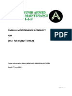 AMGC Document AMC of Split Air Conditioners