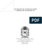 Autoevaluación Carrera Matemáticas UN