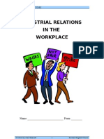Industrial Relations in The Workplace: Name Form