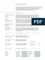 Resume - Daniel Van Der Poll - 2016-17 PDF