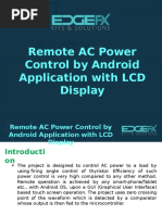 Remote AC Power Control by Android Application With LCD Display
