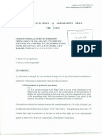 Zimbabwe: Constitutional Court Ruling On Legitimacy of HIV-specific Criminal Law, Section 79.