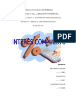 Trabajo de Interes Comuesto Ejercicios