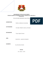 Distribucion de Planta Concepto, Objetivos, Principios