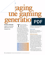 article engaging the gaming generation