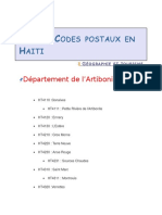 Code Postaux en Haiti