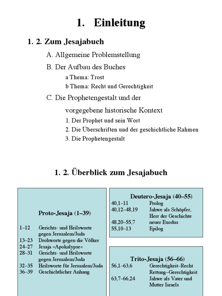 Jesaja Summary  PDF