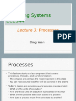 Operating Systems ECE344: Lecture 3: Processes