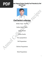 Anmol Collection for Recipes by Chef Sachin