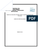 Modulo Análisis Integral para La Gestión Preventiva Policial El Salvador