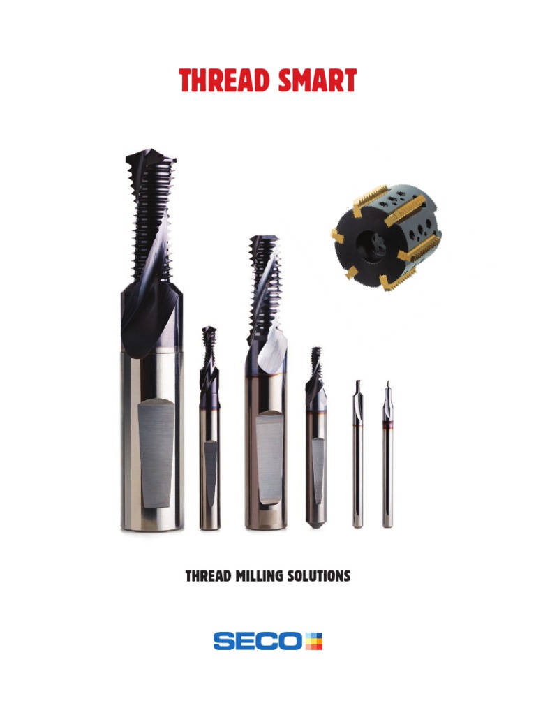 Threadmilling Brochure Seco | PDF | Cast Iron | Steel