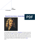 Biografi Sir Isaac Newton