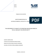 LUPAN - An Assessment of Viability of Exporting Moldovan Wines in The US - Necessity or Opportunit...