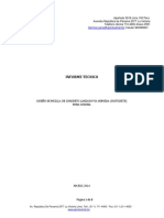 Informe de Diseño de Mezcla de Shotcrete Con Fibra Metalica 13.03.16